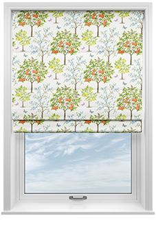 Lemon Grove, Blossom - Twist&Fit Roman Blind